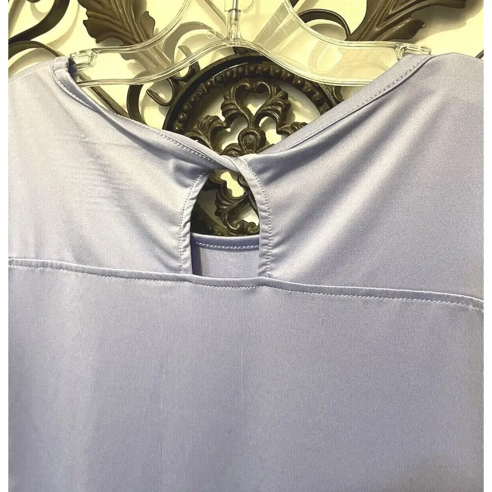 14/16 Champion Athleticwear Girl's Top Back Keyhole Purple